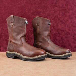 Wolverine Men Raider Durashocks Carboxmax Toe Brown Leather Work Boots sz 13